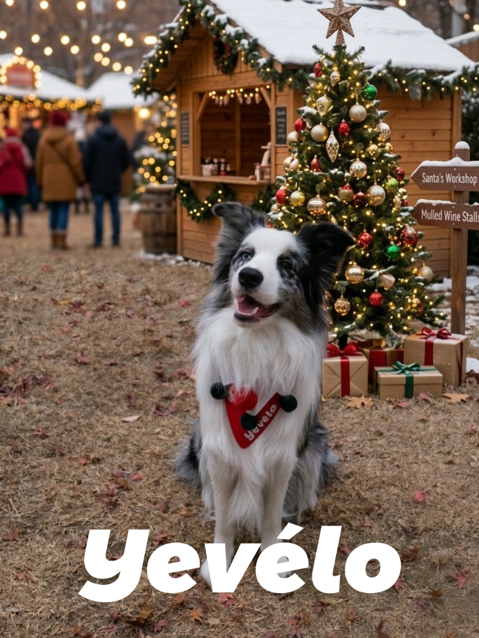 Utility Bib-Holiday Dog Bandana