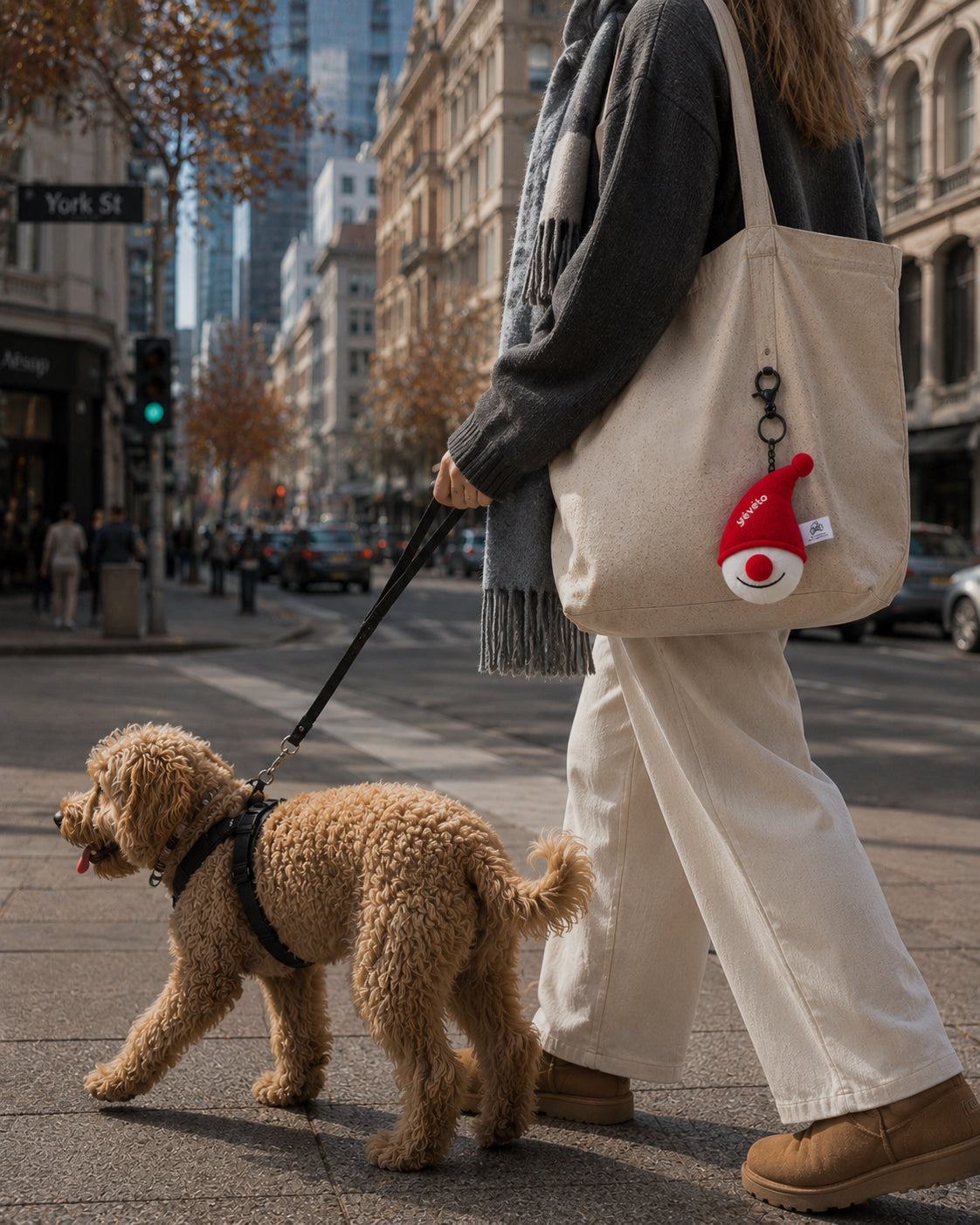 Soft Pod-Plush Poop Bag Holder