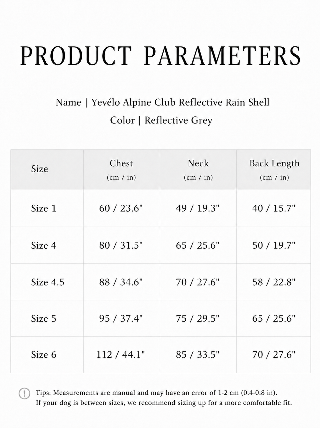 Alpine Club Reflective Rain Shell